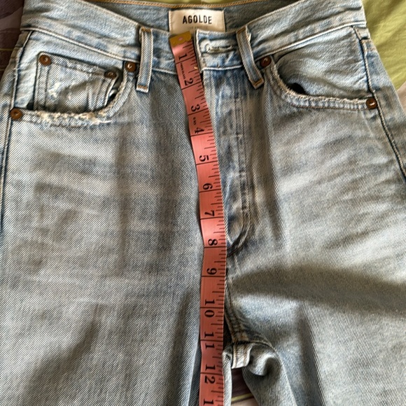 AGOLDE Riley High Rise Straight Crop in Shatter (Fits like size 23-24) - Picture 7 of 9